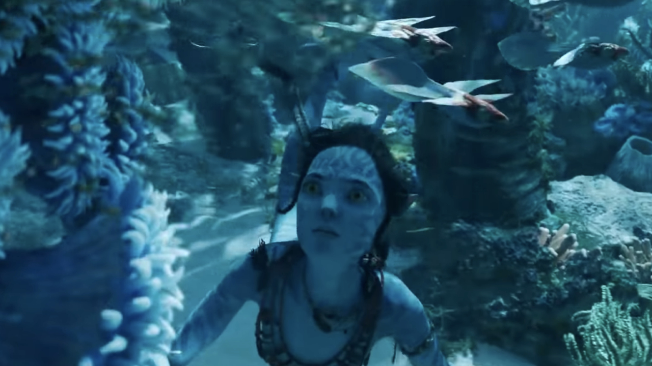 Подводный кадр из фильма «Аватар: Путь воды»
