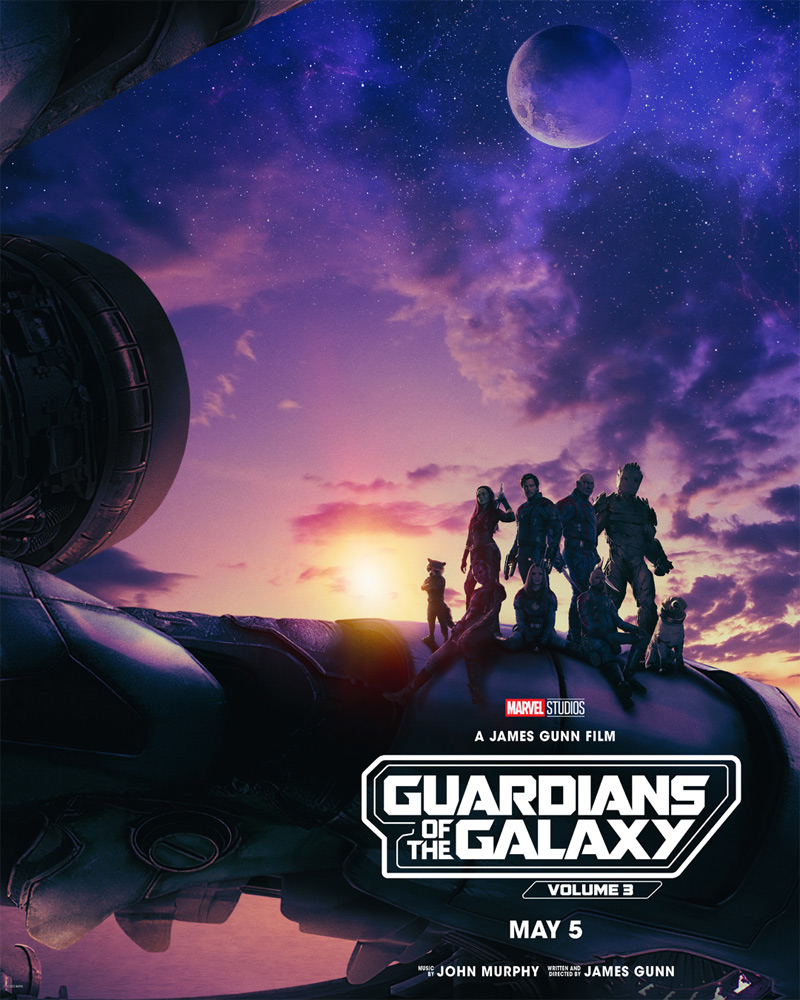 Постер к третьему тому «Стражей Галактики»