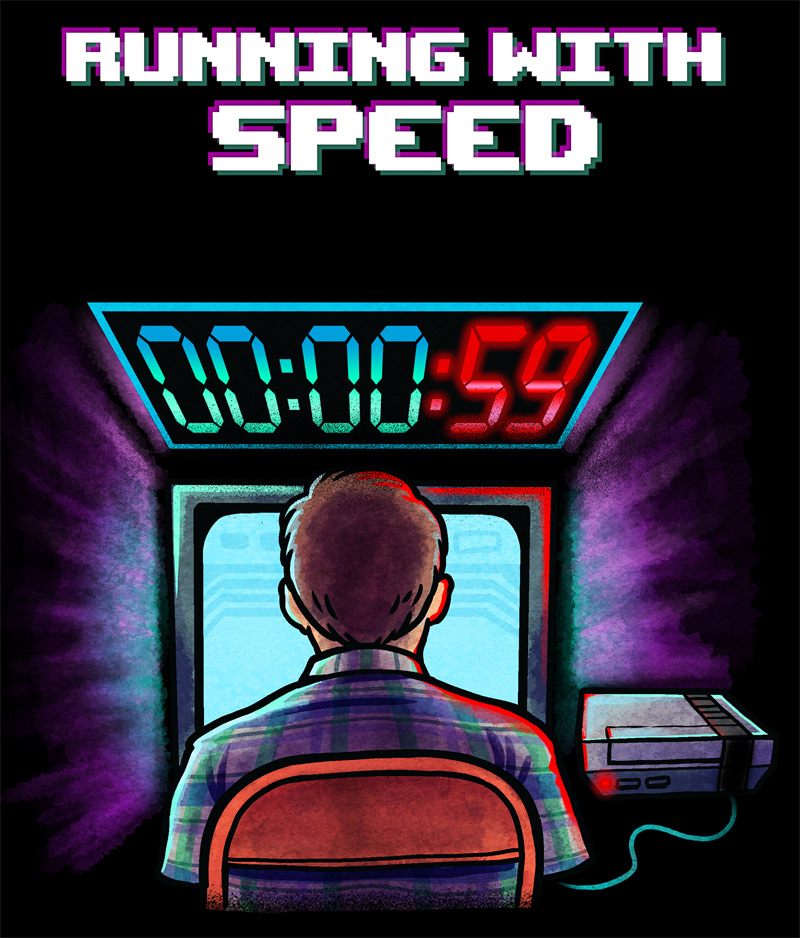 Плакат «Бег со скоростью»