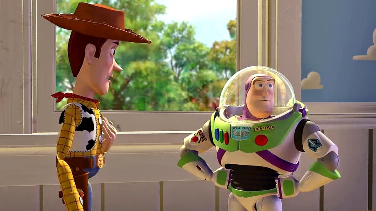 Woody und Buzz Lightyear in Toy Story