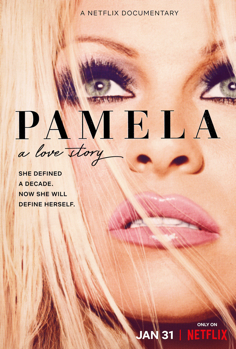 Памела, история любви Плакат
