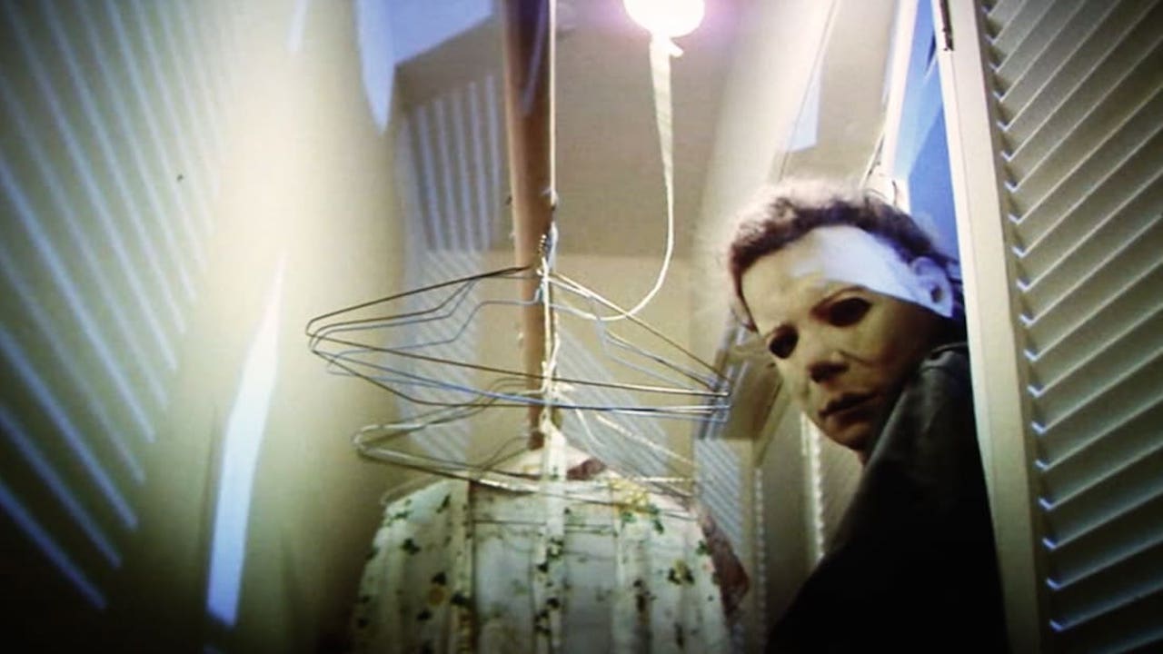 Michael Myers in a closet in 1978 Halloween