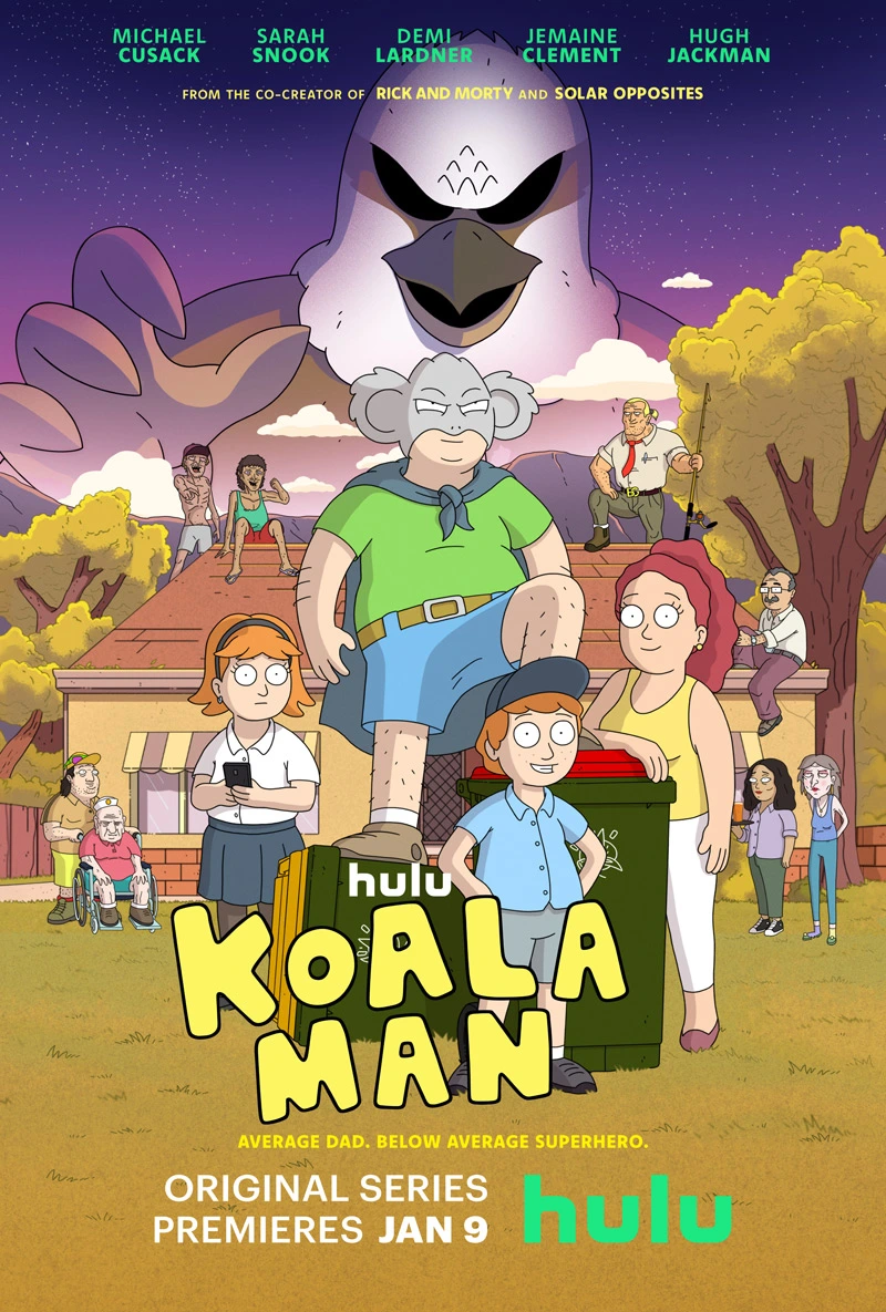 Плакат человека-коалы