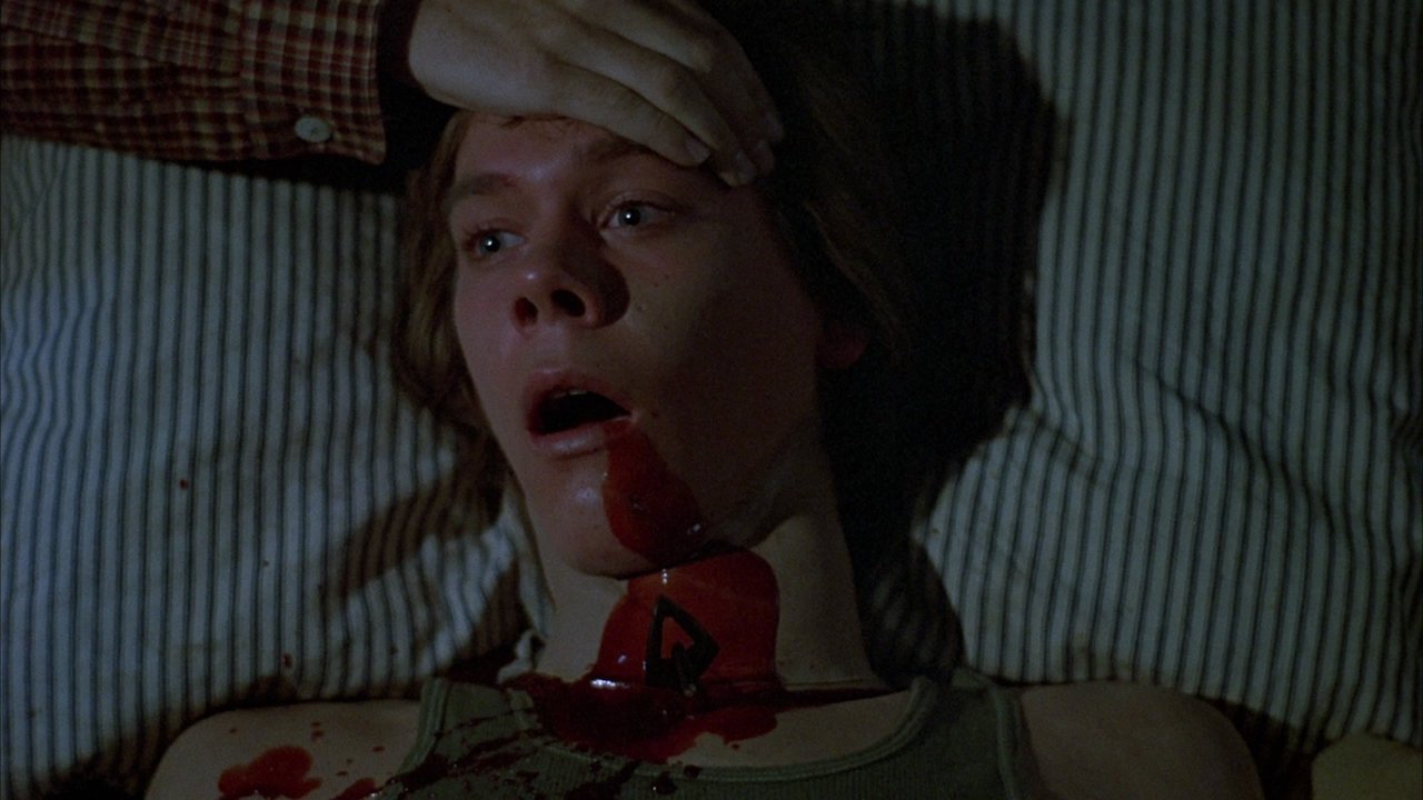 Kevin Bacon death scene in Friday the 13th