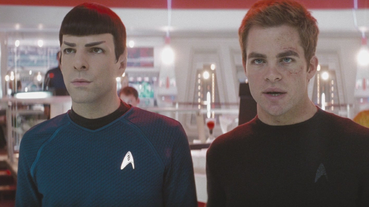 Zachary Quinto et Chris Pine dans Star Trek