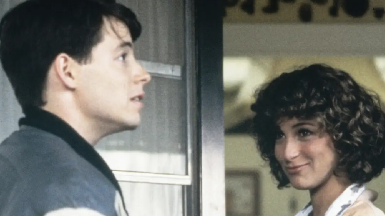 Matthew Broderick and Jennifer Grey in Ferris Bueller's Day Off.
