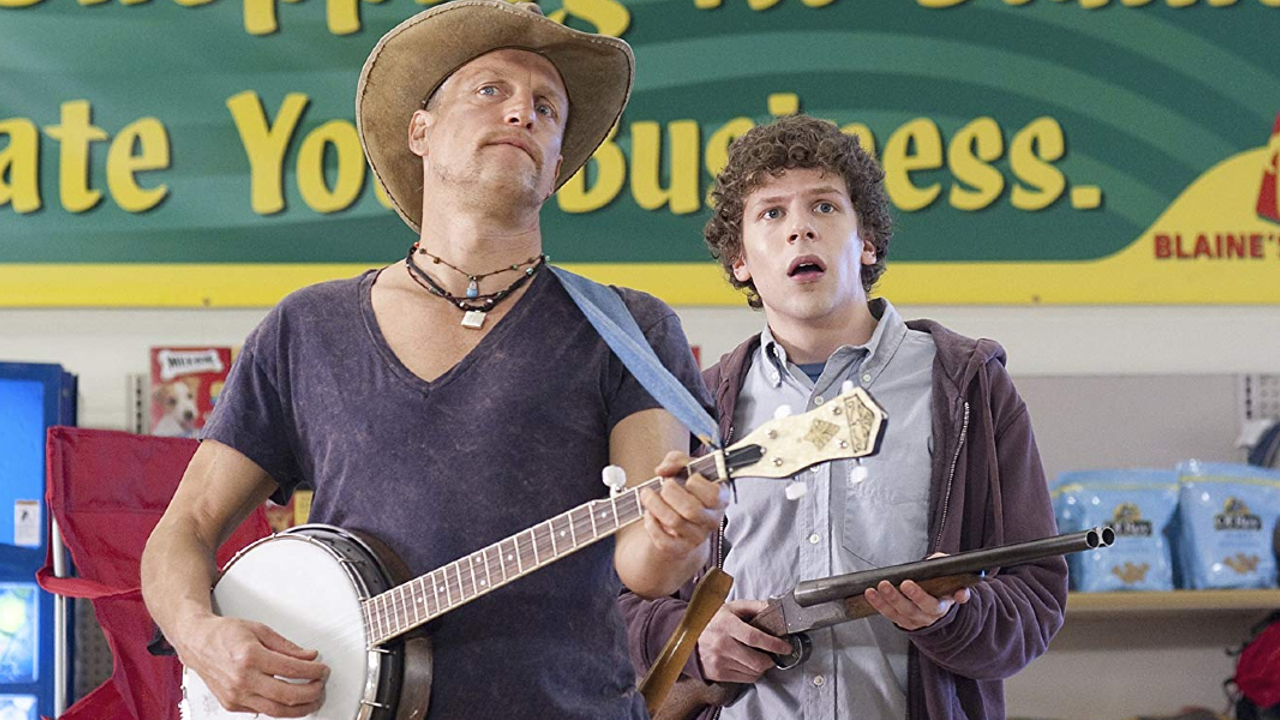 Woody Harrelson and Jesse Eisenberg in Zombieland