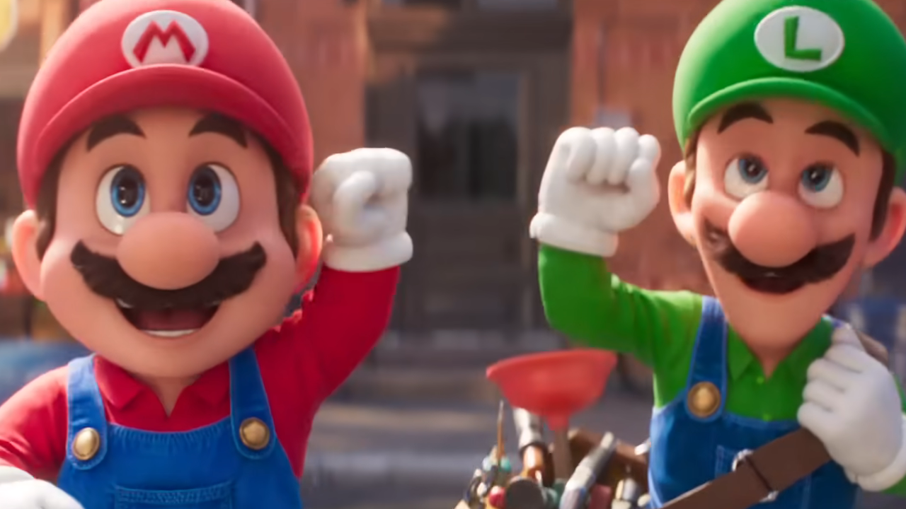 Mario and Luigi in The Super Mario Bros. Movie.