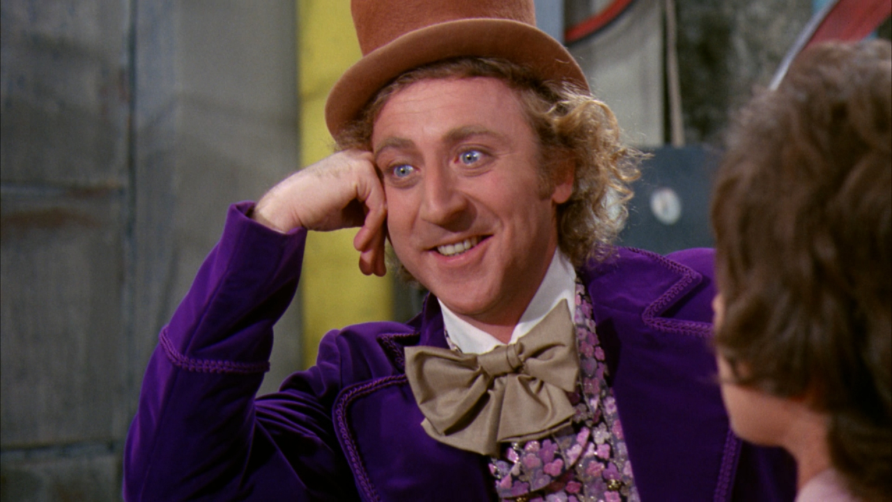 Gene Wilder dans Willy Wonka et la chocolaterie