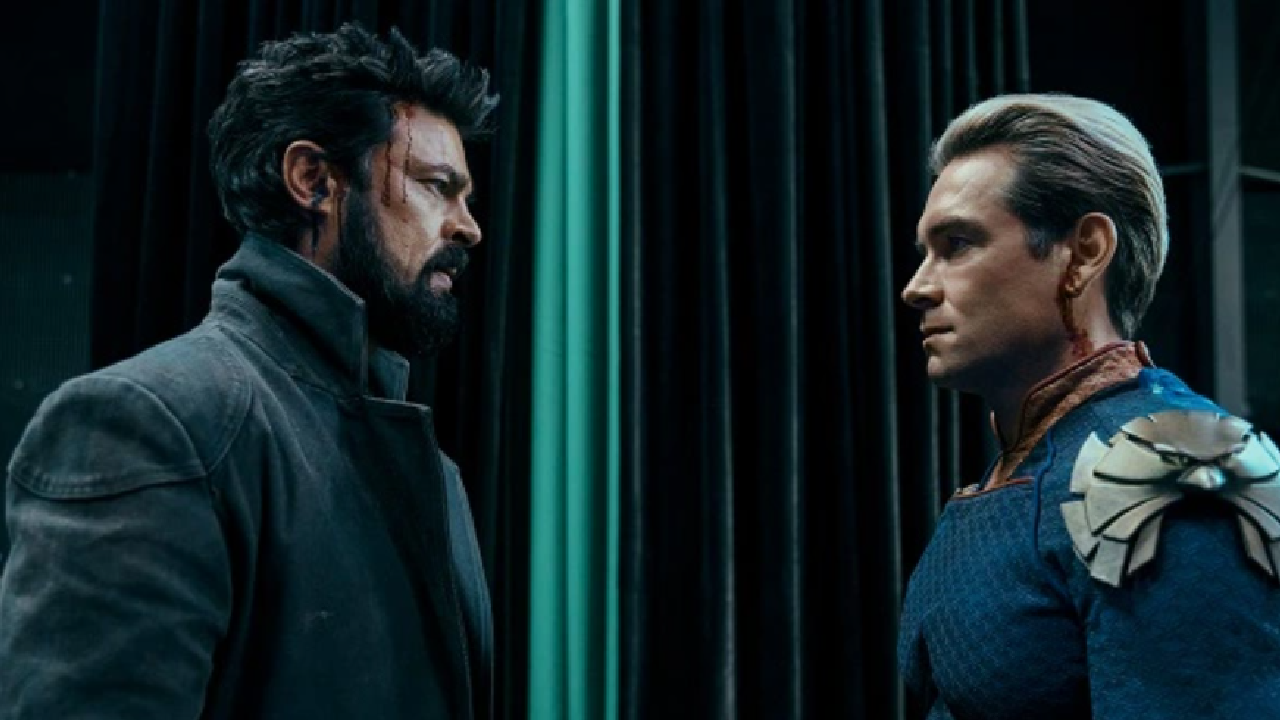 Karl Urban und Antony Starr in „The Boys“.