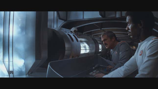 James Doohan als Scotty in Robert Wises Star Trek: The Motion Picture – Director's Edition.