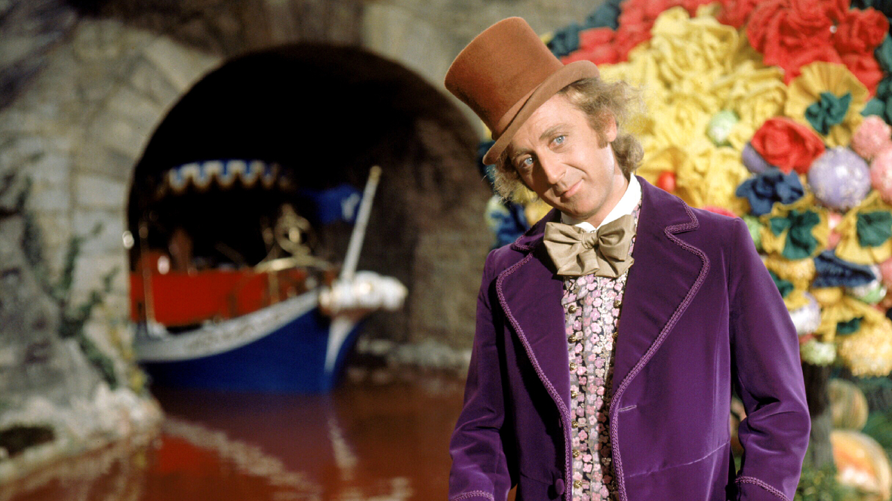 Gene Wilder dans Willy Wonka et la Chocolaterie