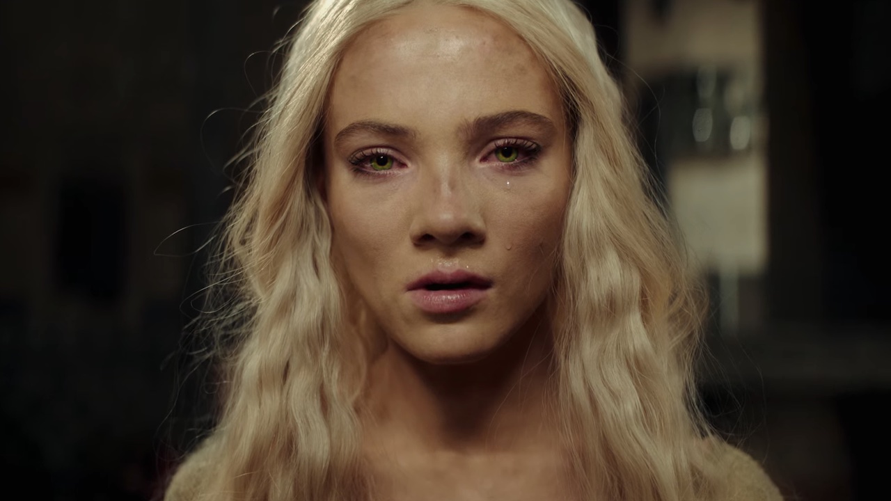 ciri après avoir tué son premier humain dans la fin de la saison 3 de Witcher