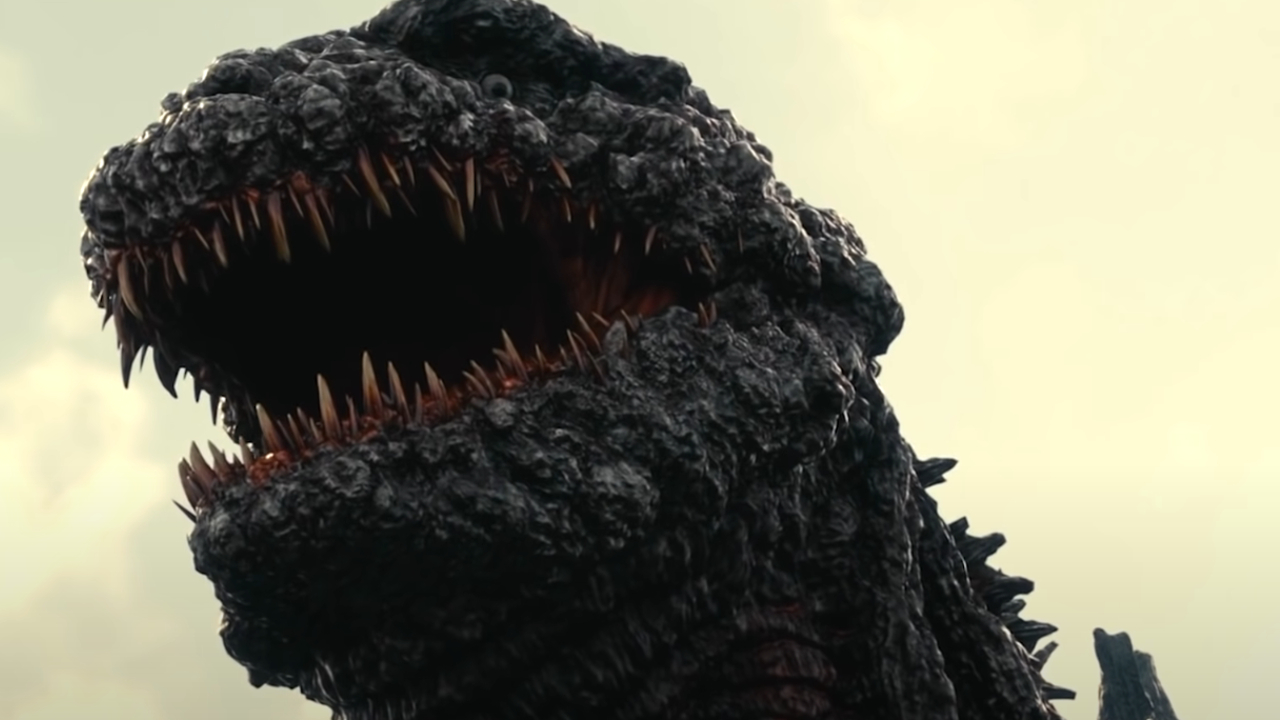 Le visage de Godzilla dans Shin Godzilla