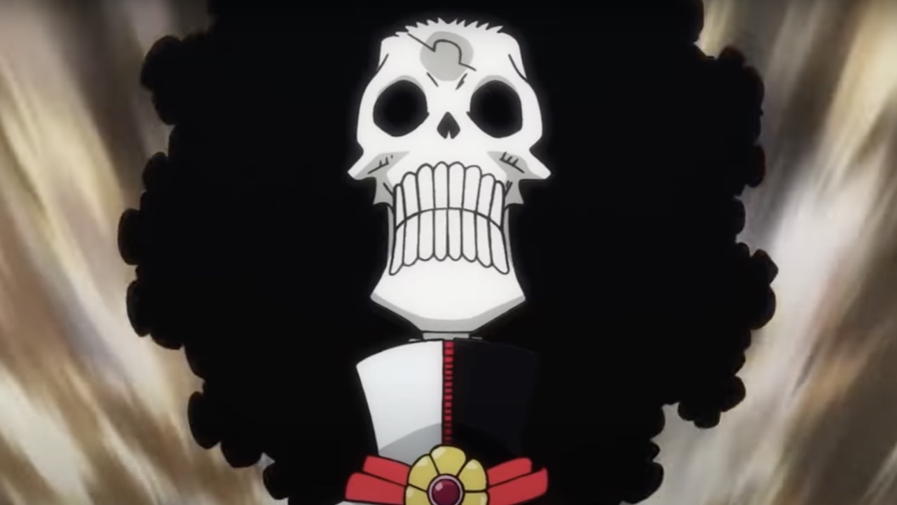 Brook, das lebende Skelett im One Piece-Anime