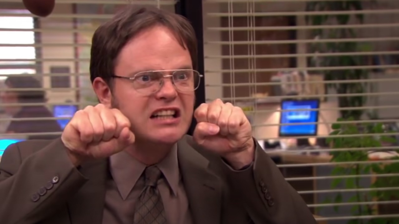 Dwight (Rainn Wilson) erinnert sich an seine eigene Geburt