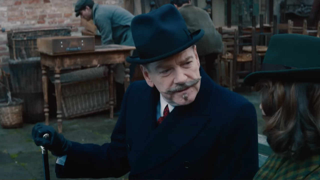 Kenneth Branagh als Hercule Poirot in „Ein Spuk in Venedig“.