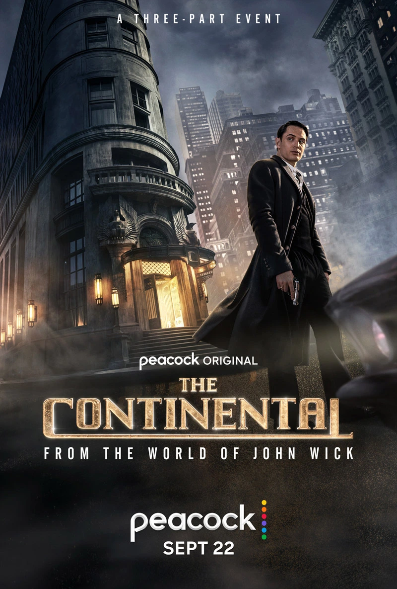 Плакат «Континенталь: из мира Джона Уика»