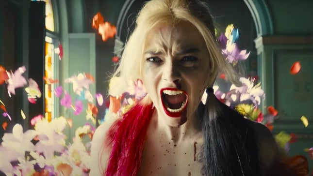 Margot Robbie dans le rôle d'Harley Quinn dans The Suicide Squad