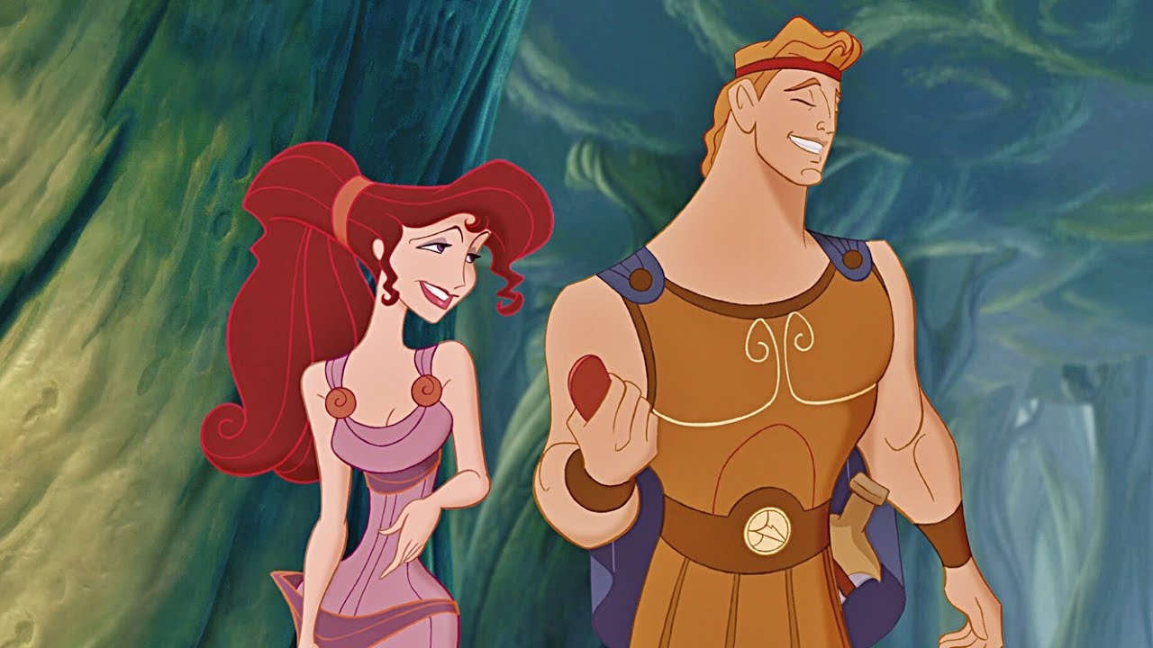 Hercules and Meg in Hercules.