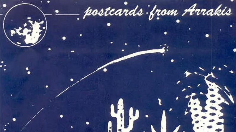 Couverture des cartes postales d'Arrakis