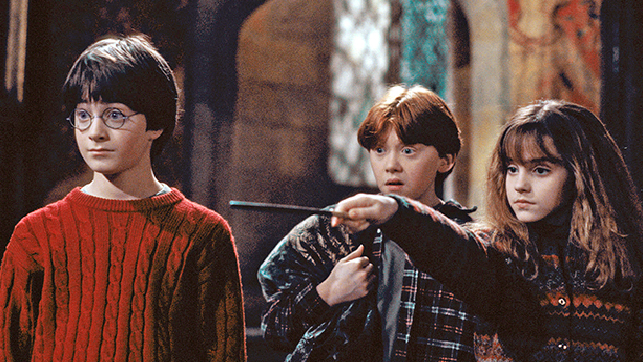 Das Goldene Trio in Harry Potter und der Stein der Weisen.