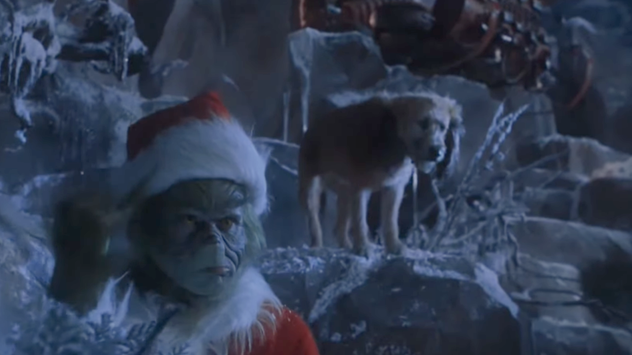 Max et le Grinch dans Comment le Grinch a volé Noël.