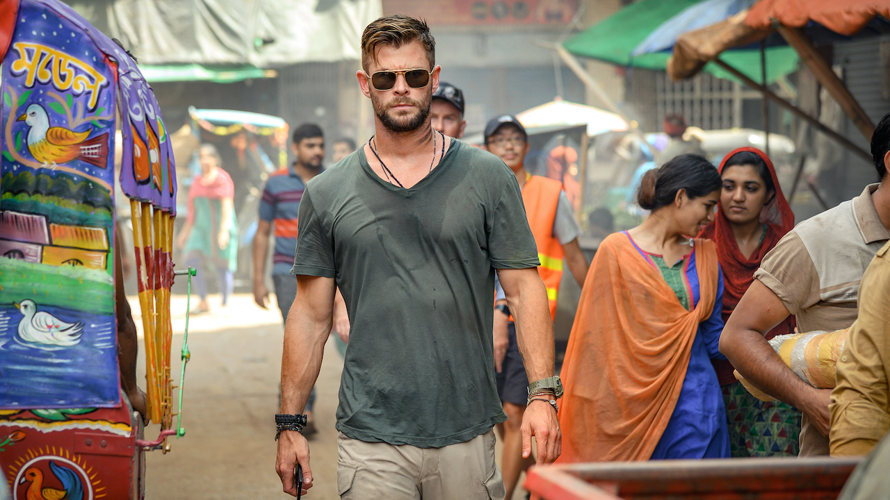 Chris Hemsworth als Tyler Rake in der Netflix-Serie „Extraction“.