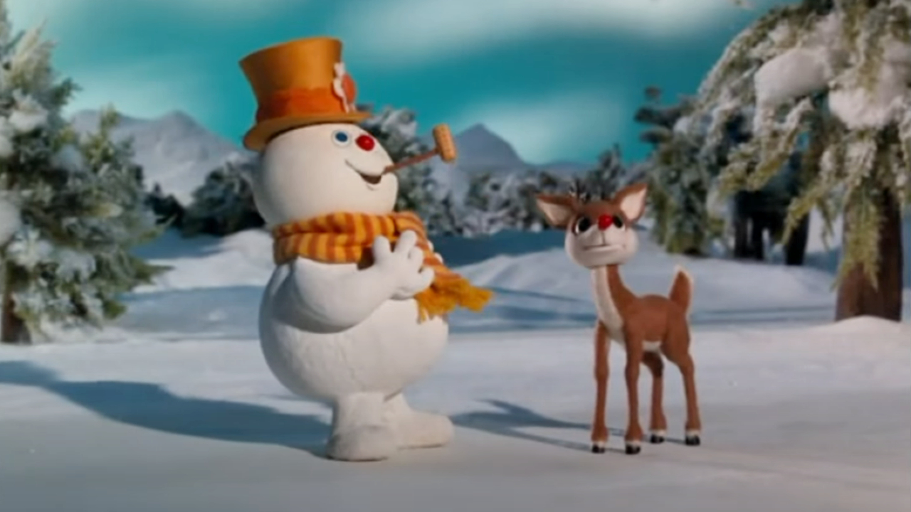 Rudolph und Frosty der Schneemann in Rudolph und Frostys Weihnachten im Juli