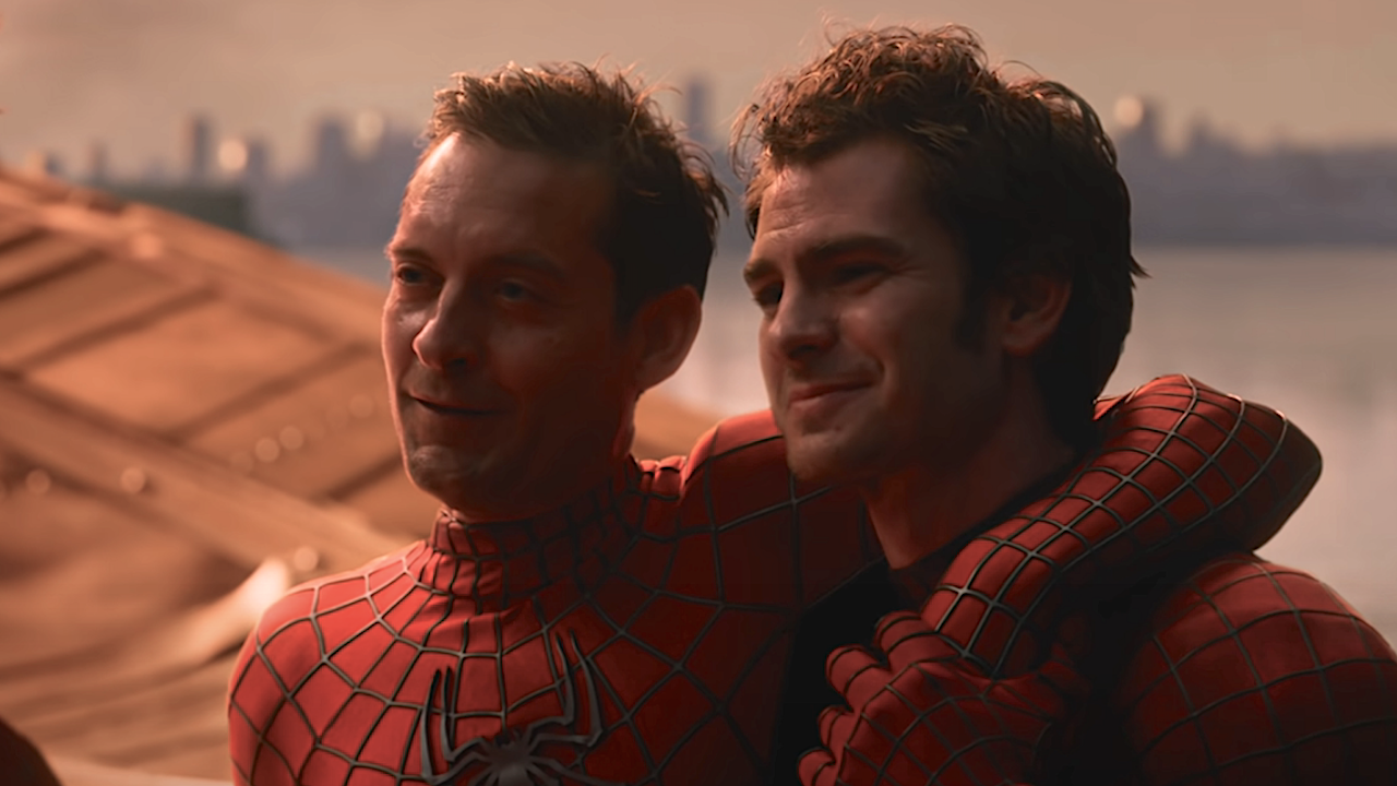 Tobey Maguire et Andrew Garfield dans Spider-Man : No Way Home