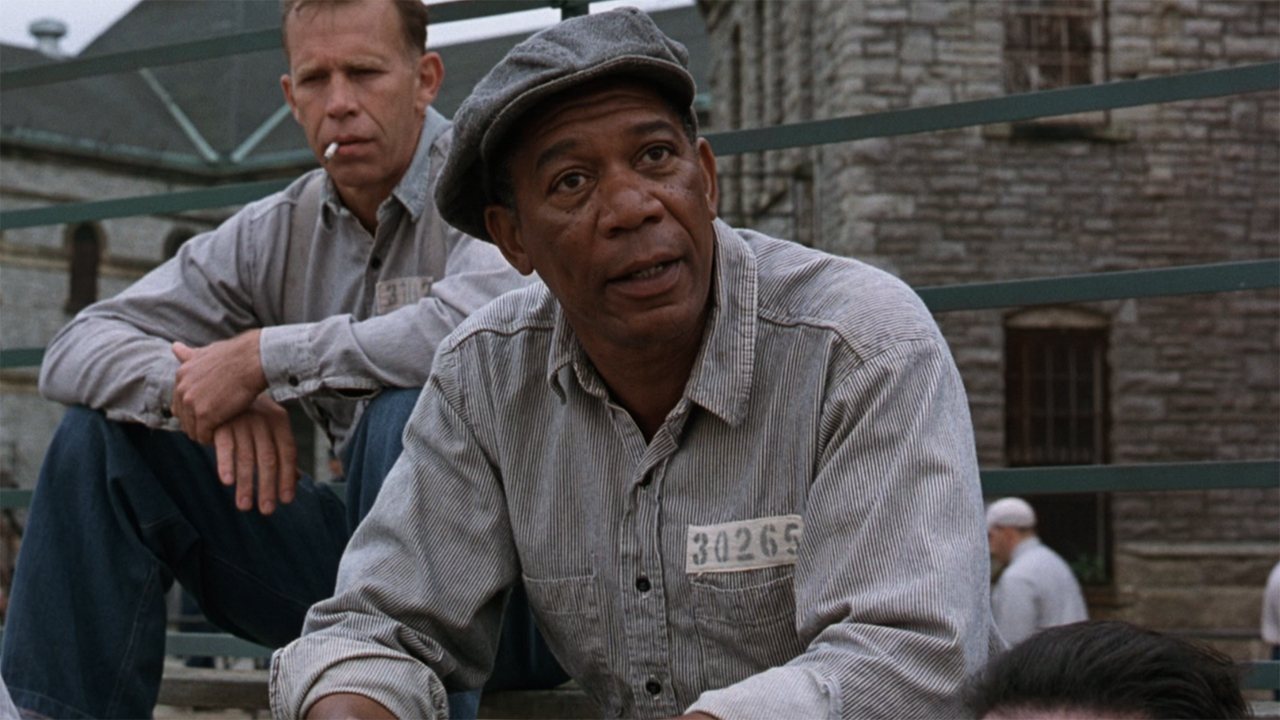 Morgan Freeman dans La Rédemption de Shawshank