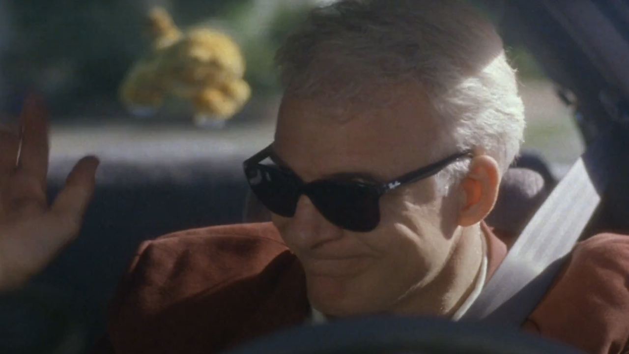 Steve Martin driving in L.A. Story