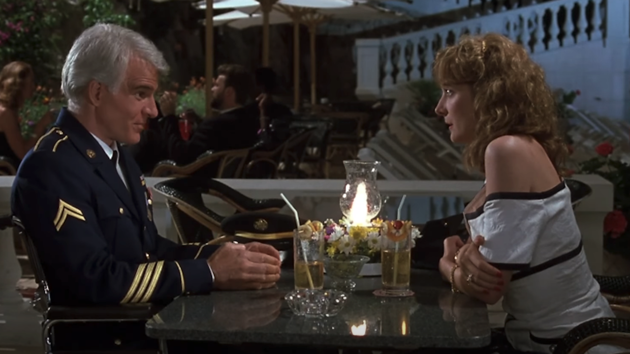 Steve Martin and Glenne Headly in Dirty Rotten Scoundrels