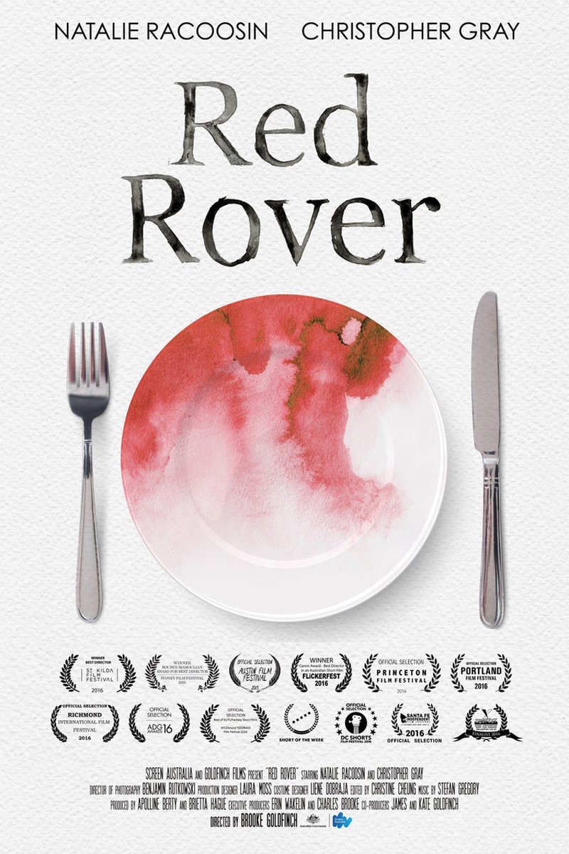 Rotes Rover-Poster