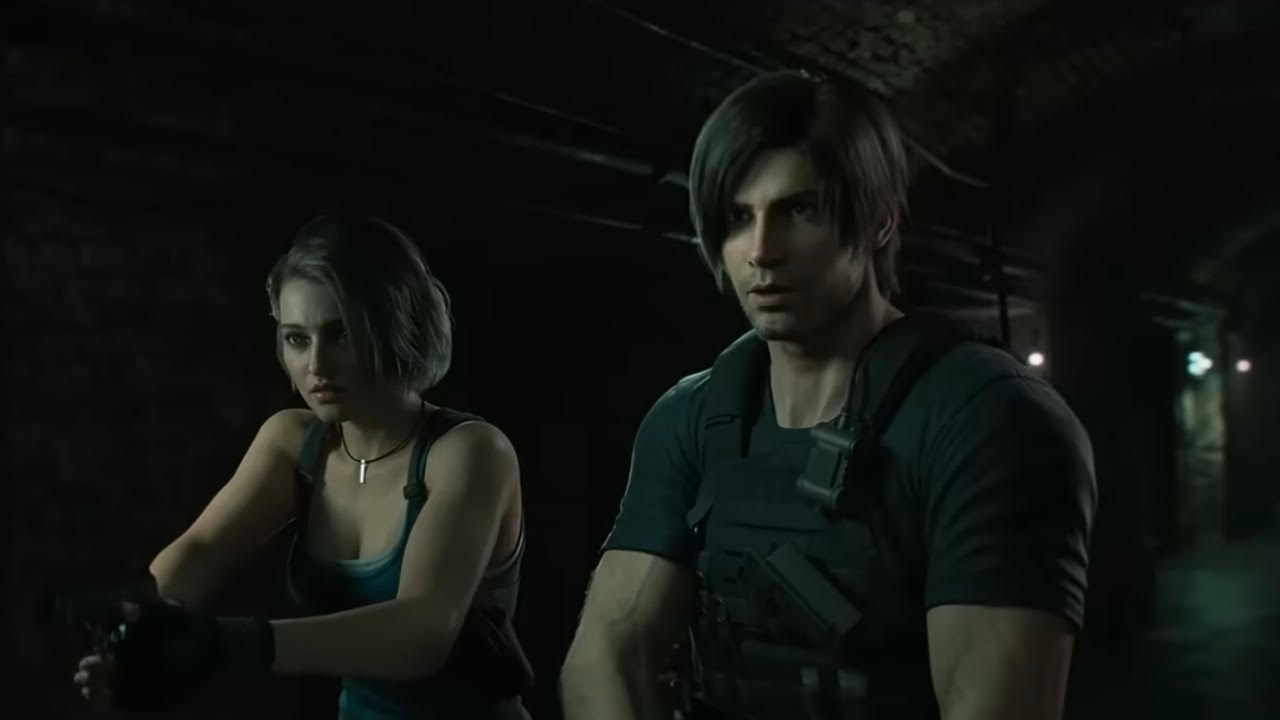 Jill Valentine et Leon S. Kennedy dans Resident Evil : Death Island