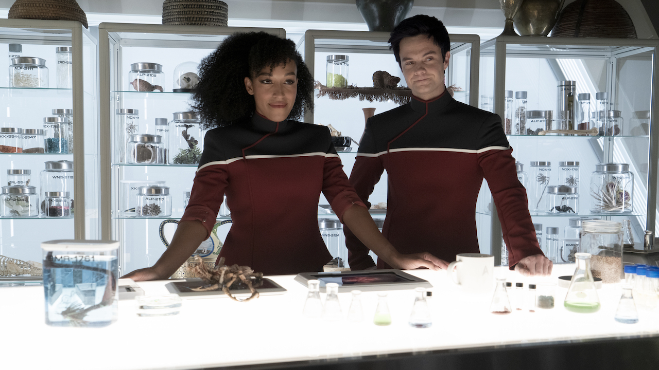 Tawny Newsome et Jack Quaid dans Star Trek : Strange New Worlds