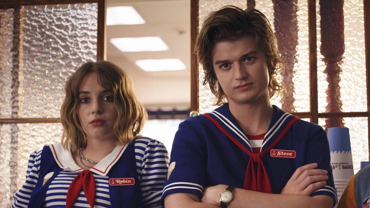 Steve et Robin dans Stranger Things