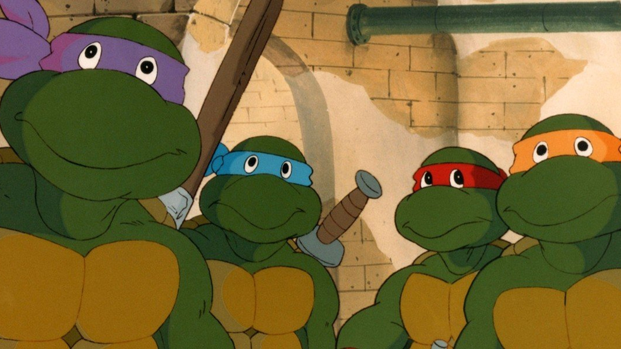 Die Besetzung der Zeichentrickserie Teenage Mutant Ninja Turtles