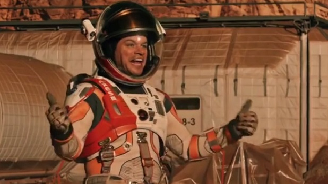 Matt Damon dans Le Martien.