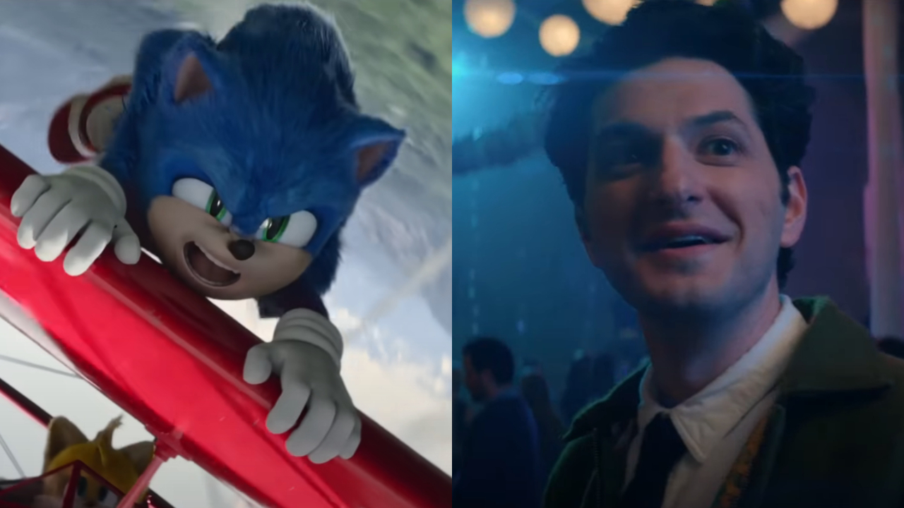 Sonic dans Sonic l'hérisson 2 ;  Ben Schwartz dans The Afterparty