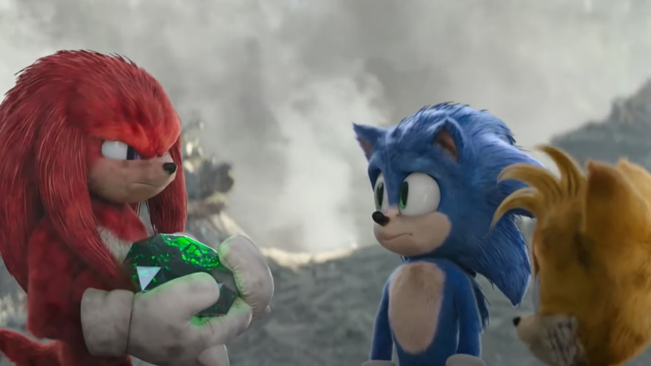 Knuckles, Sonic und Tails in Sonic the Hedgehog 2