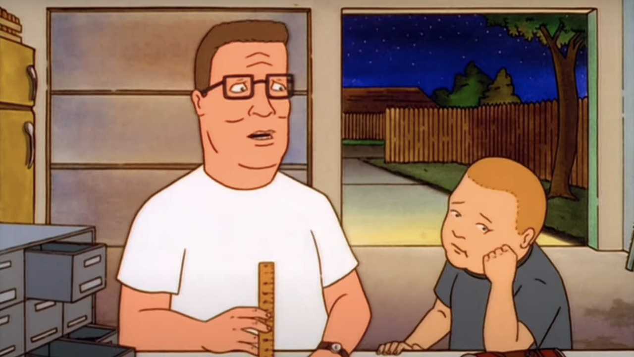 Hank et Bobby parlent du roi de la colline