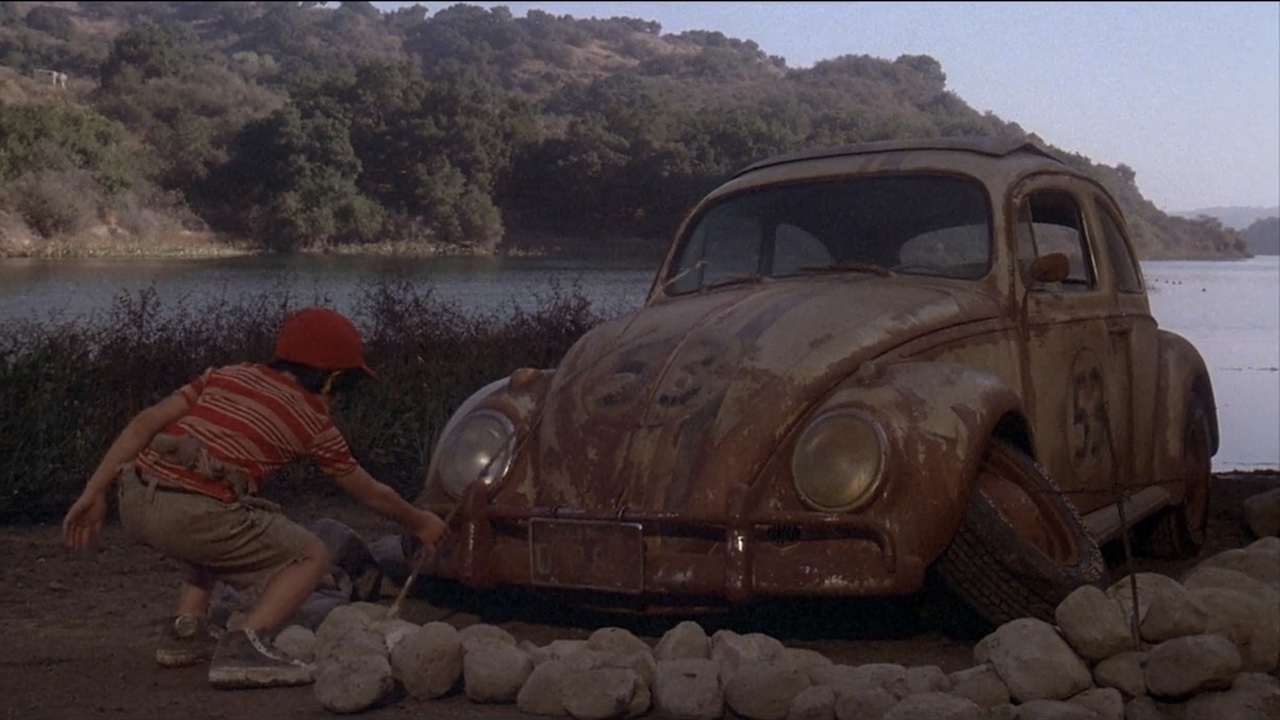 Herbie le Love Bug, couvert de boue
