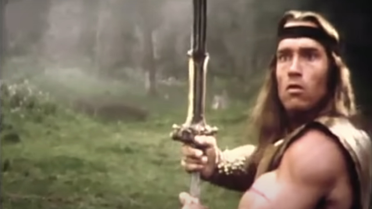 Arnold Schwarzenegger dans le rôle de Conan