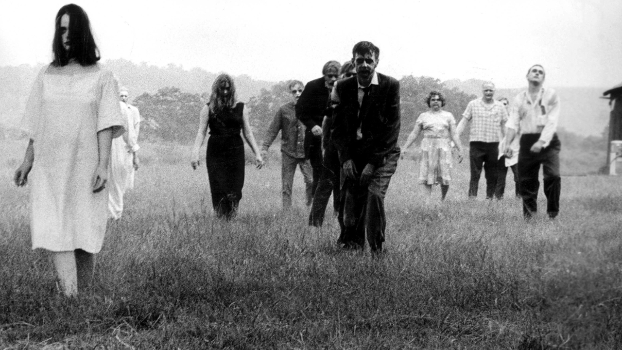 Zombies laufen in der Nacht der lebenden Toten