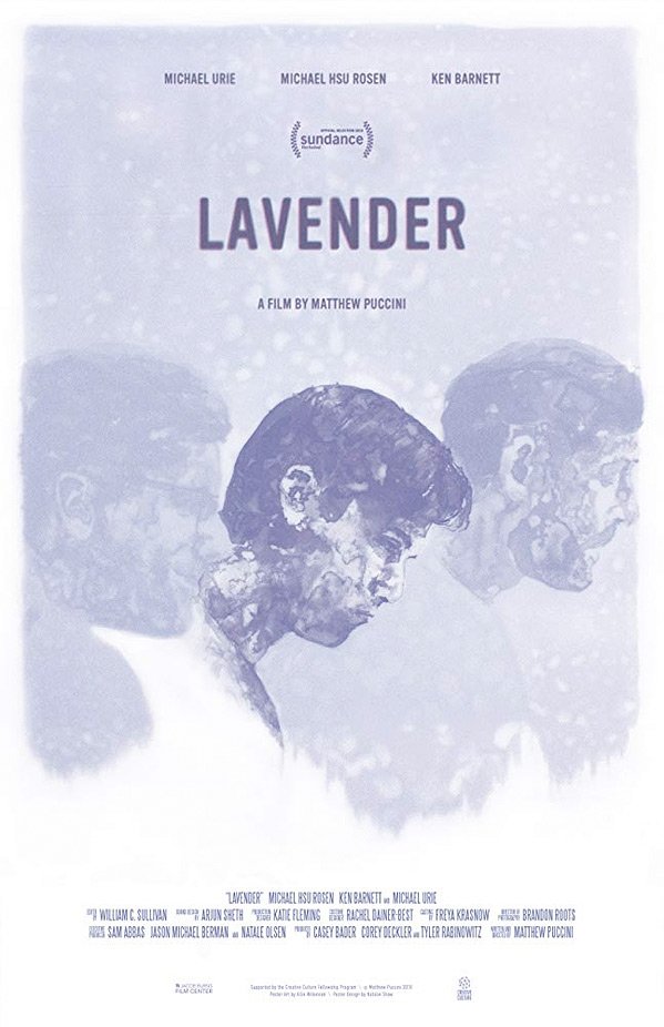 Lavendel-Kurzposter