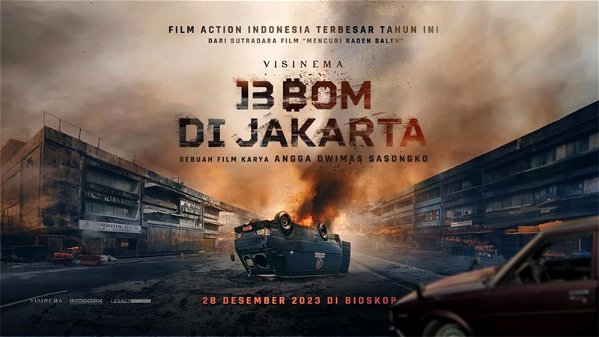 Плакат «13 бомб в Джакарте»