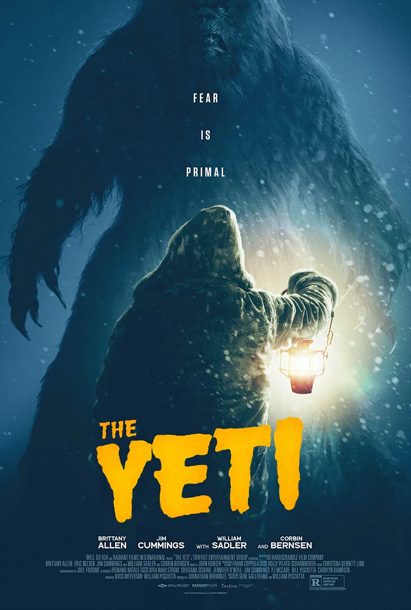 Das Yeti-Horrorfilmplakat