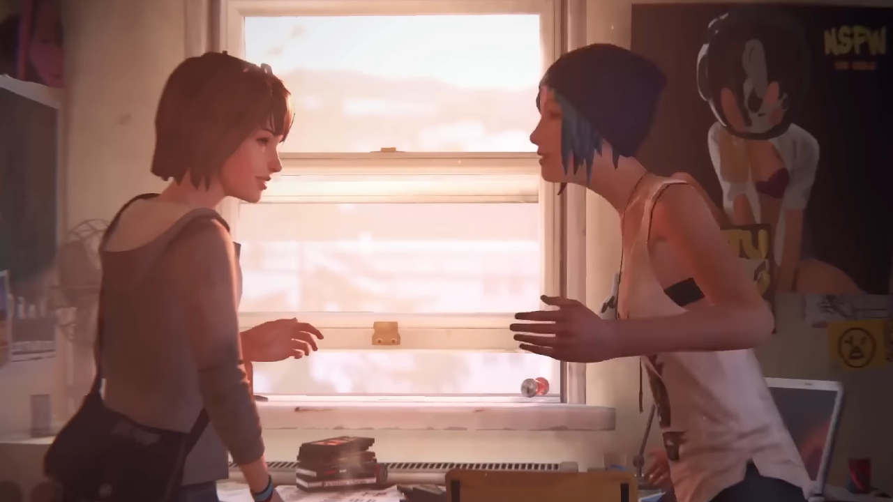 Max and Chloe dancing in Life is Strange