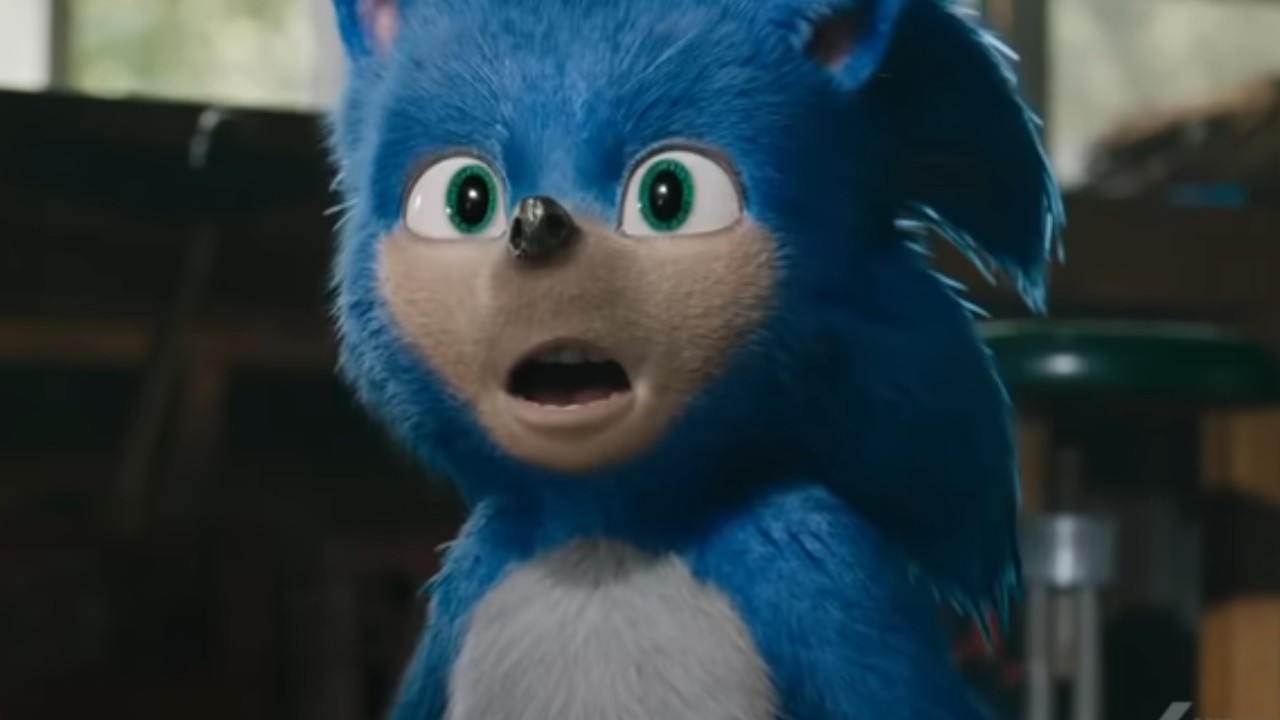 Une première conception de Sonic pour le premier film Sonic the Hedgehog